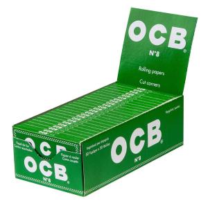 Хартийки за цигари OCB Green (70мм) 50 х 50бр.