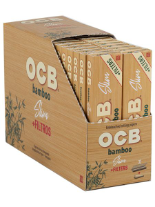 ХАРТИЙКИ ЗА ЦИГАРИ ОСВ БАМБО + КАРТОНЧЕ - 32БР.