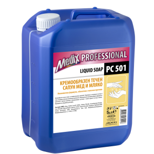 Medix professional кремообразен течен сапун мед и мляко - 5л. РС501