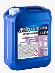Medix professional универсален течен концентриран почистващ препарат - 5л. UCL 210