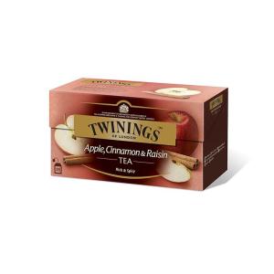 Чай Twinings Черен с ябълка, канела и стафиди 25 бр