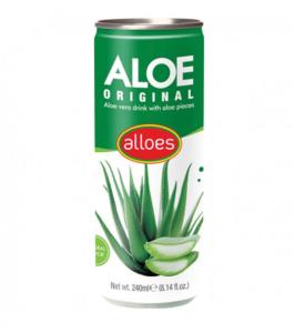 Аллоес Алое Вера натурално кен 240мл.