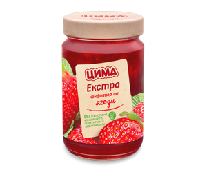 ЕКСТРА Конфитюр от Ягоди 360g
