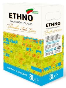 БЯЛО ВИНО ЕТНО  СОВИНЬОН БЛАН  BAG IN BOX (3 Л)