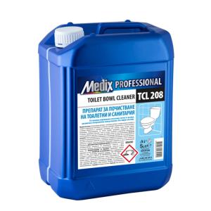 Medix professional препарат за почистване на тоалетни и санитария - 5л. TCL 208