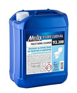 Medix professional препарат за почистване на тоалетни и санитария - 5л. TCL 208