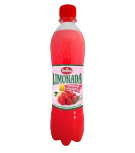 12бр. Лимонада Делос с малина и лимон 1 л.