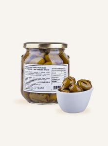 Грилована зелена маслина Халкидики с маслиново масло