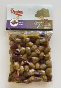 Регина зелени и Каламата микс с подправки вакуум 0,250 кг