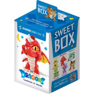 Детска играчка SweetBox Дракони + Желирани бонбони 10g