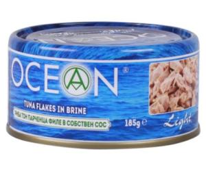 OCEAN РИБА ТОН ПАРЧЕНЦА ФИЛЕ В СОБСТВЕН СОС (185 Г)
