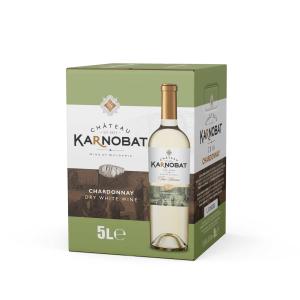 ШАТО КАРНОБАТ БЯЛО ВИНО ШАРДОНЕ BAG IN BOX (5 Л)