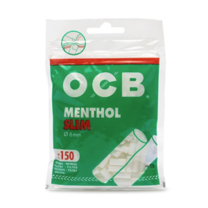 Филтри за цигари OCB, Ментови, 6мм, 150 броя