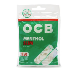 Филтри за цигари OCB, Ментови, 6мм, 150 броя