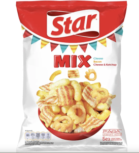 Снакс Star Микс Сирене, Бекон, Сирене и Кетчуп