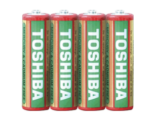 Батерия TOSHIBA R6K, 4 бр. в опаковка, 1.5V