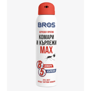 Аерозол против комари и кърлежи MAX, 90 ml