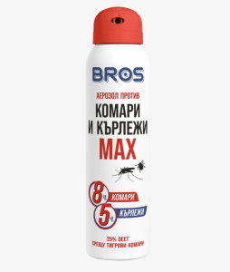 Аерозол против комари и кърлежи MAX, 90 ml
