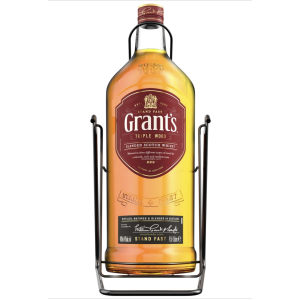 Грантс/GRANT'S Трипъл Ууд Блендед Скоч Уиски 4.5 л Люлка с Картонена Кутия