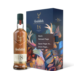 Шотландско уиски ГЛЕНФИДИХ/Glenfiddich 18 Y.O. + Flask