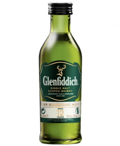 Гленфидих/GLENFIDDICH 12 годишно Спейсайд Сингл Малц Скоч Уиски 0.05л Миниатюра