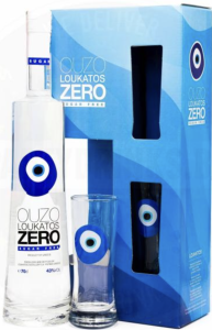 УЗО ЛУКАТОС ЗИРО + 2 ЧАШИ 0.7л