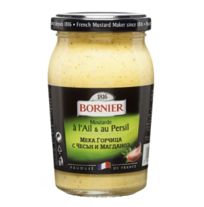 Мека Горчица Bornier, Чесън и Магданоз, 210 гр