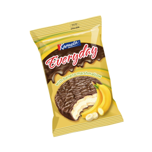 Бисквита сандвич Everyday, Маршмелоу крем банан 24 х 30 гр.