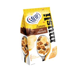 МЮСЛИ FITELLA БАНАН И ШОКОЛАД 300ГР.