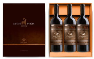 ЧЕРВЕНО ВИНО Korten Single Barrel Grand Syrah 3 х 0,75л