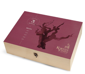 ЧЕРВЕНО ВИНО Korten Merlot Enoteca 5 Senses Limited Edition 5 х 0.75 л