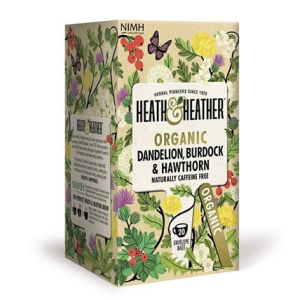Heath & Heather био чай глухарче, репей и глог, 20 бр. (40 г)