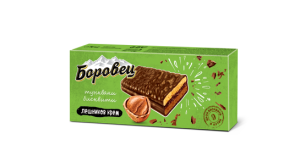 Тунквани бисквити "Боровец" с лешников крем - 252 гр.