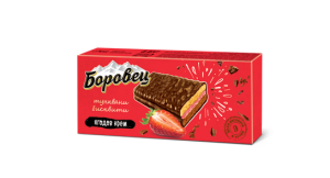 Тунквани бисквити "Боровец" с ягодов крем - 252 гр.