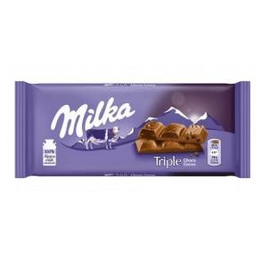 ШОКОЛАД MILKA 90ГР ТРИПЪЛ КАКАО