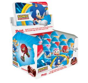 12бр. Шоколадово яйце Соник