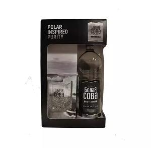 Руска водка Белая Сова Классическая Gift Box 700 ml с 1 чаша