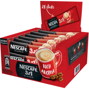 NESCAFE 3В1 ПАКЕТЧЕ КУТИЯ 28БР