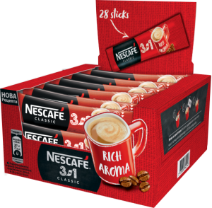 NESCAFE 3В1 ПАКЕТЧЕ КУТИЯ 28БР
