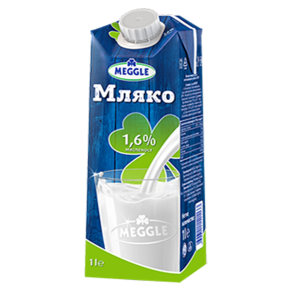 UHT Краве мляко с 1,6% масленост, 1 л