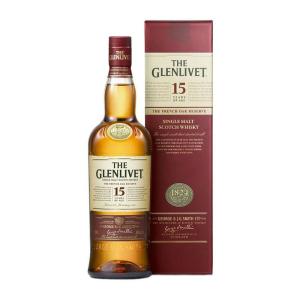 Шотландско уиски THE GLENLIVET / ГЛЕНЛИВЕТ 15-ГОДИШНО  0.7л.
