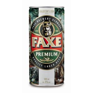 Светла бира Faxe Премиум Лагер 1л КЕН