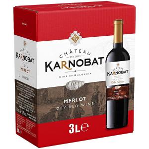 Червено вино ШАТО КАРНОБАТ МЕРЛО  BAG IN BOX (3 Л)
