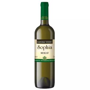 БЯЛО ВИНО СОФИЯ КАРНОБАТ МУСКАТ 0.75Л.