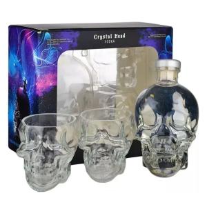 Кристъл Хед Череп 0,70л. с 2 череп чаши