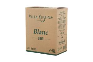 Бяло вино Бег-ин-бокс Вила Юстина Блан
