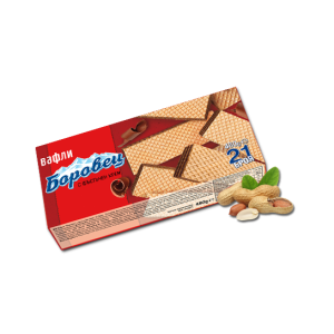 Вафла "Боровец" 21 бр. с фъстъчен крем 480 гр.