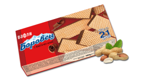 Вафла "Боровец" 21 бр. с фъстъчен крем 480 гр.
