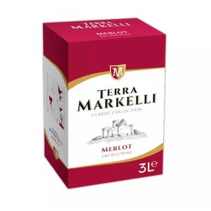 Червено вино Тера Маркели Мерло 3л.
