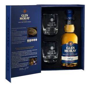 Шотландско уиски Глен Морей/Glen Moray Класик + 2 Чаши